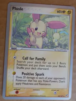 2006 World Championships Plusle 44/107 Promo Non-Holo Pokemon NM/LP - Image 1