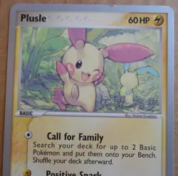 2006 World Championships Plusle 44/107 Promo Non-Holo Pokemon NM/LP - Image 2