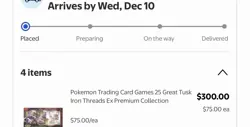 Pokemon TCG Great Tusk & Iron Treads ex Premium Collection (Order Confirmed) - Image 2