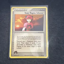 Pokemon TCG WoTC Team Magma Schemer 70/95 Team Magma vs Team Aqua Vintage LP - Image 1