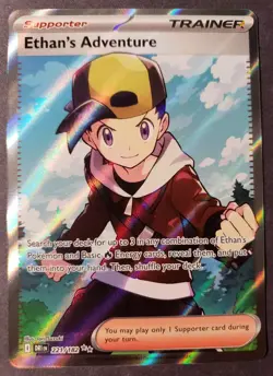 Ethan's Adventure 221/182 Sv10: Destined Rivals Holo Pokemon TCG Card Near Mint - Image 1