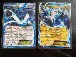 2013 Pokemon Thundurus and Lugia EX Promo Cards BW81 & BW83 - Image 1