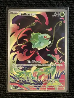 Bulbasaur 133/132 NM Illustration Rare (EN) - Pokemon TCG ME01: Mega Evolution - Image 1