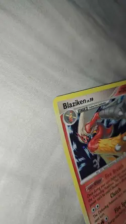 Pokemon TCG Blaziken lv.59 3/127 Platinum Base Set Holo Rare 2009 - Image 3