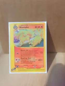 Pokemon Aquapolis Rare Non Holo Card Ninetales 25/147 NM - Image 1