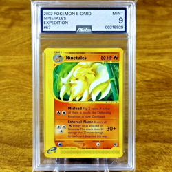 Pokemon E-Card Expedition Series Ninetales 57/165 AGS Mint 9 Rare 2000 - Image 1