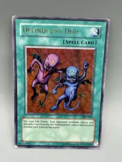 Yu-Gi-Oh! TCG Delinquent Duo Magic Ruler MRL-039 Unlimited Ultra Rare (Played) - Image 1