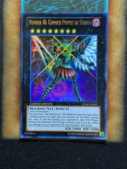 Yugioh Number 40: Gimmick Puppet Of Strings JUMP-EN063 Ultra Rare MP - Image 1