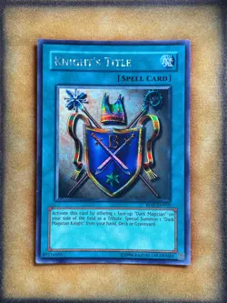 Yugioh Knight's Title ROD-EN002 Parallel Secret Rare LP - Image 1