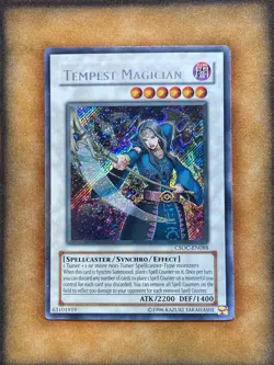 Yugioh Tempest Magician CSOC-EN088 Secret Rare NM - Image 1