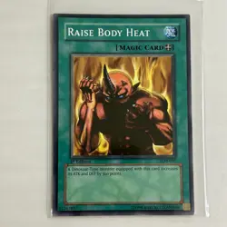 Yu-Gi-Oh! "Raise Body Heat" LOB-097 - 1st Edition - NM - Image 1