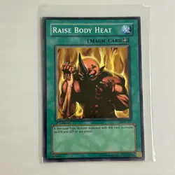 Yu-Gi-Oh! "Raise Body Heat" LOB-097 - 1st Edition - NM - Image 2