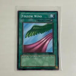 Yu-Gi-Oh! "Follow Wind" LOB-098 - 1st Edition - NM - Image 2
