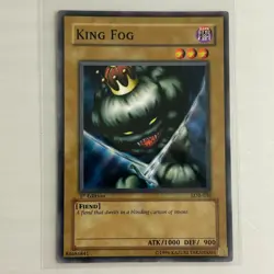 Yu-Gi-Oh! "King Fog" LOB-036 - 1st Edition - NM - Image 1