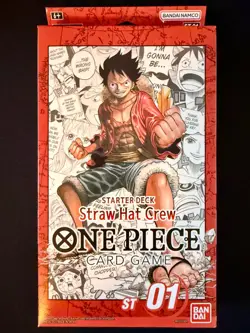 ONE PIECE Card Game ST-01 Straw Hat Crew Starter Deck | SEALED Bandai TCG - Image 1