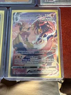 Pokemon TCG (11 Card Lot) Vaporeon Full Art, Urshifu VMax, Charizard, Lucario V - Image 3