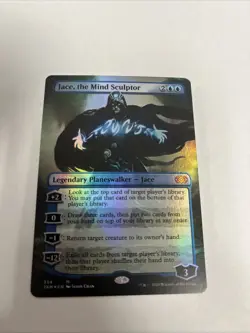 Jace The Mind Sculptor Borderless Foil Card #334 MTG LP - Image 1