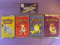 Empty Base Set 2 Complete Artwork Pokemon Card Opened Packs - Image 1