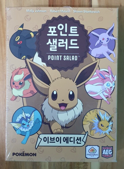 Point Salad EEVEE Version Pokemon Card Game Korean Board Game Genuine - Image 1