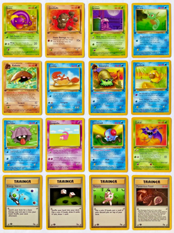 Pokemon 1st EDITION 1999 Fossil Set ALL Common Cards - 16 Card Lot - NM to Mint! - Image 1