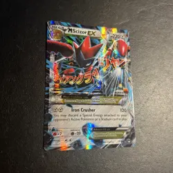 M Scizor EX 77/122 BREAKpoint Pokemon Card Ultra Rare Holo Near Mint NM - Image 2