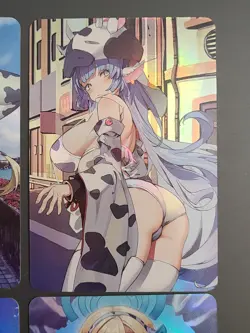 Swimsuit Cow Girl 3 - ACG Anime Girl Doujin Waifu DIY Card - 9 Card Set - Image 4