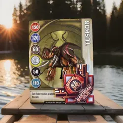 Bakugan:Battle Brawlers | Tuskor 🏅Gold Gate Card | 16/48 - Image 1
