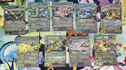 Prismatic Evolutions Eeveelution English EX 9 Card Complete Set NM+ Umbreon 060 - Image 1