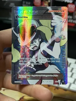 Korrina 111/111 Furious Fists 2014 Full Art Holo Rare Pokemon Card TCG - Image 3