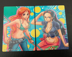 PREORDER Very Rare Nami & Nico Robin Japanese One Piece AR Carddass Cards - Image 1