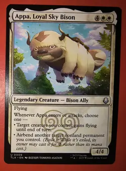 MTG: AVATAR, THE LAST AIRBENDER, APPA, LOYAL SKY BISON, UNC. NM, 0009, REGULAR - Image 1