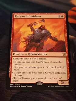 Kargan Intimidator - Zendikar Rising - Magic the Gathering MTG Nice! - Image 1