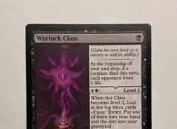 WARLOCK CLASS AFR MTG BLACK ENCHANTMENT UNCOMMON NM - Image 2
