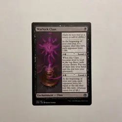 WARLOCK CLASS AFR MTG BLACK ENCHANTMENT UNCOMMON NM - Image 4