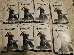 Lot Of 8 Magic the Gathering Final Fantasy Play Booster Pack New/Sealed FF MTG - Image 1