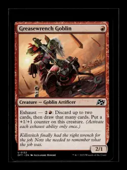 GREASEWRENCH GOBLIN Aetherdrift #132 DFT(NM+)(MTG) - Image 1