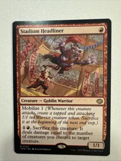 Stadium Headliner (NM Non-Foil) TDM-0122 Rare MTG - Image 1