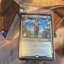 1 x Sab-Sunen, Luxa Embodied - Foil - Prerelease Promo - Aetherdrift - SEALED - Image 2