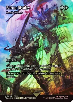 Baron Rivalry (Deadly Dispute) Foil Final Fantasy MTG NM - Image 1