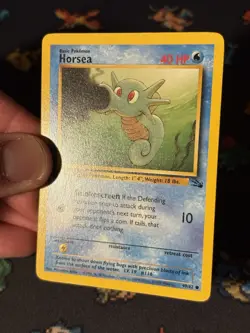 Pokemon Cards Horsea 49/62 Fossil FIRST EDITION WOTC - (NM-) - Image 2