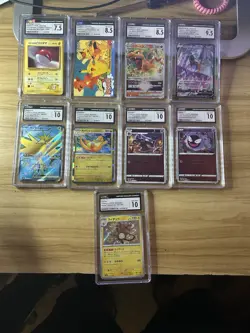 Pokemon Slabs, Pokemon Binder, And Box Full Of Naruto Pokemon Yugioh - Image 4