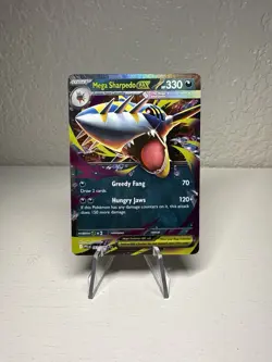 🖤 Mega Sharpedo EX 061/094 Double Rare | Phantasmal Flames | Pokemon TCG NM - Image 1