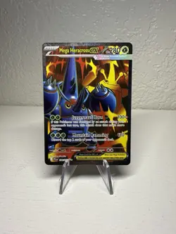 Pokemon TCG Mega Heracross ex 108/094 Me02: Phantasmal Flames Ultra Rare NM - Image 1