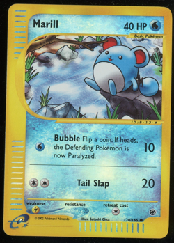 Pokemon 2002 Expedition - Marill - Reverse Holo - 120 - Image 1