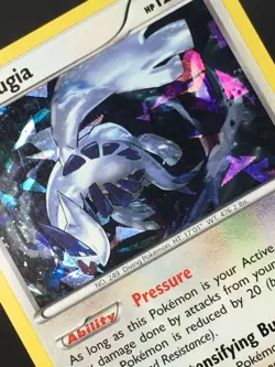 Pokemon TCG Lugia Fates Collide 78/124 Exclusive Cracked Ice Holo Rare LP - Image 2
