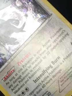 Pokemon TCG Lugia Fates Collide 78/124 Exclusive Cracked Ice Holo Rare LP - Image 3