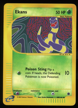 Pokemon 2002 Expedition - Ekans - Reverse Holo - 108 - Image 1