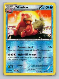 Pokemon XY - BREAKpoint #20/122 Slowbro Reverse Holo Uncommon - Image 1