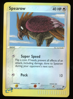 Pokemon 2003 Ex Sandstorm - Spearow - Reverse Holo - 81 - Image 1