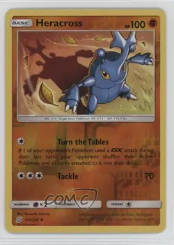 Heracross Reverse Foil Pokemon Sun & Moon Unified Minds #107 - Image 1